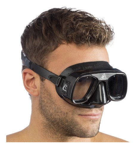 Visor Cressi Superocchio Buceo Pesca Apnea Negro