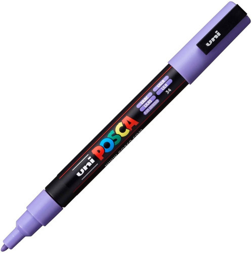 Marcador Marcadores Posca Pc-3m X Unidad Color Lila