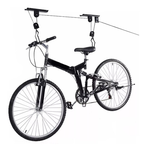Imagen 1 de 10 de Soporte Porta Bicicleta Para Colgar Gancho Reforzado Techo