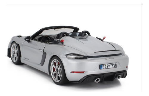 Porsche 718 982 Spyder Rs Weissach Package Norev 1/18 Prata