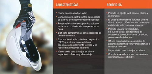 Casco Dielectrico Abs Ingeniero Con Barbuquejo Certificado