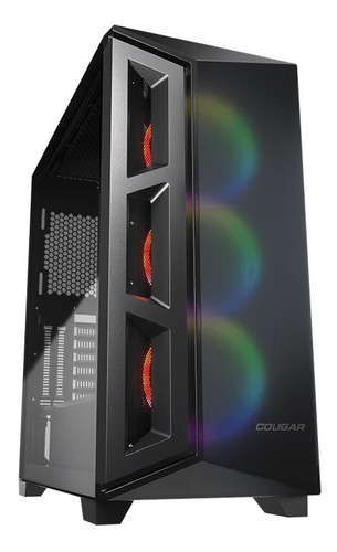 Imagen 2 de 6 de Gabinete Gamer Cougar Darkblader X5 Rgb Cristal Templado