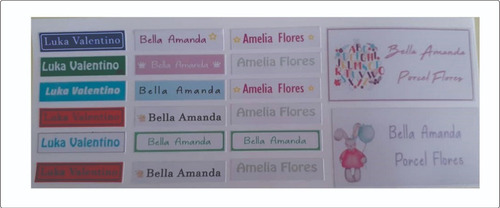 Imagen 5 de 5 de Metro Y Medio De Calcomanías Personalizadas, Stickers