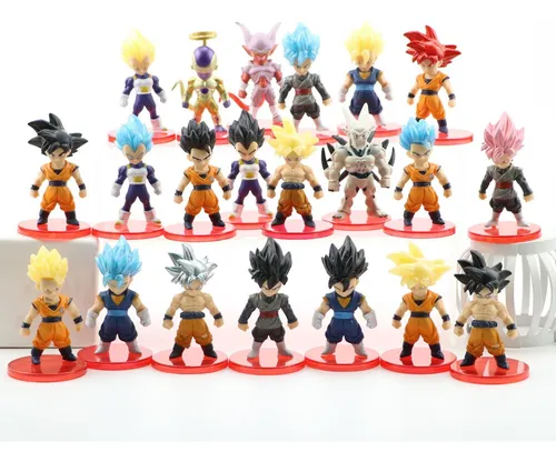 21 Piezas Dragon Ball Z Super Goku Vegeta Broly Figura De