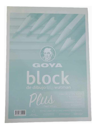 Block Dibujo Caballito Goya 1/8 180gr. Serviciopapelero