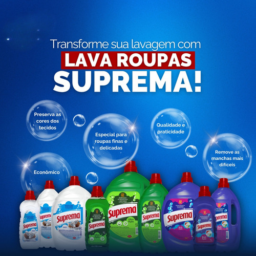 Lava Roupas Líquido Ultra Ação 5 Litros Suprema