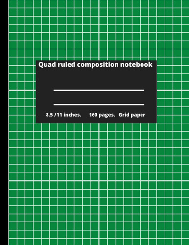 Libro: Graph Paper Composition Notebook Quad Ruled By Solvin