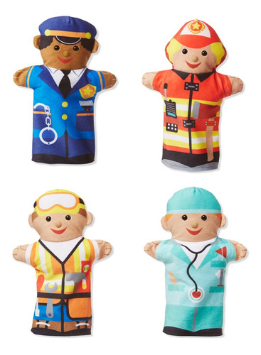 Melissa & Doug  Jolly Helpers Hand Puppet, Multicolor