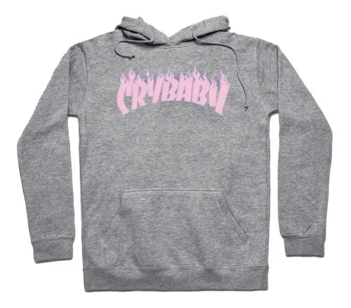Sudadera con online letras de fuego