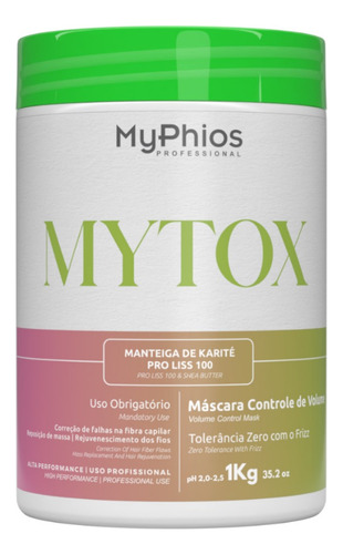 Redutor De Volume Myphios Botox De 1l 1kg