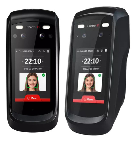 Relógio De Ponto Facial Controlid Idface - Homologado 671 Cor Preto 110v/220v