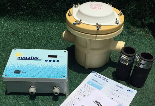 Ionizador Aqualux Splash Aq450 Trata Piscinas Com Até 450m³