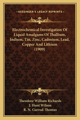 Libro Electrochemical Investigation Of Liquid Amalgams Of...