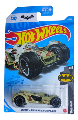 Hot Wheels Batman Arkham Knight Batmobile Camuflado Dc Comic