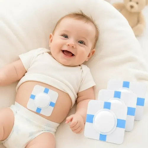 Kit 3 Adesivos Faixa Tratamento De Hérnia Umbilical De Bebê - R$ 42,03
