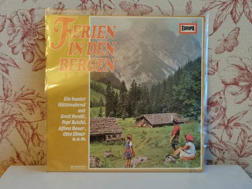 Vinilo Ferien In Den Bergen