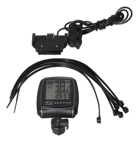 Serfas Computadora De Ciclismo Con Cable Delgado De 14 Funci