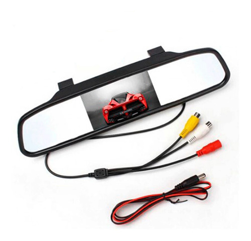 Kit Espelho Retrovisor Com Tela Lcd 4.3 Colorido