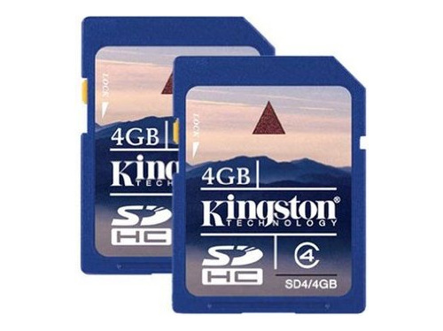 Kingston 4 Gb Class Tarjeta Memoria Flash Sdhc 2-pack Sd4