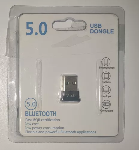 Adaptador Bluetooth v 5.0 Dongle PC Laptop Inalámbrico USB