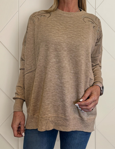 Sweater Penélope Para Mujer Con Tachitas - Tiendacinco