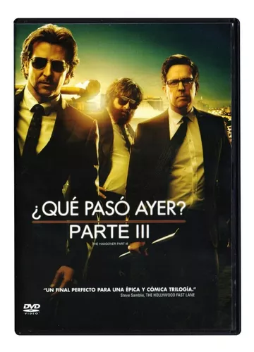 ¿ Que Paso Ayer 3 Tres Bradley Cooper Pelicula Dvd Mercadolibre