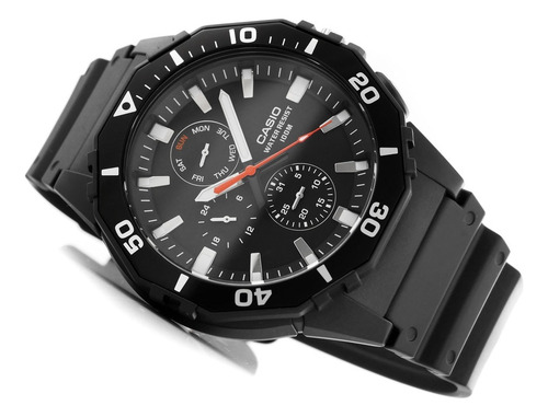 Reloj Analogico Casio Mrw-400h-1av Negro Resiste 100 Metros