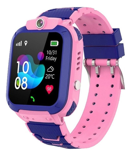 Azul Smartwatch De C/localizador Lbs/llamada Sos P/niños