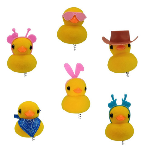 Patitos Pollitos Broche Accesorio Cabello Moda Kawaii 100pza Color Amarillo