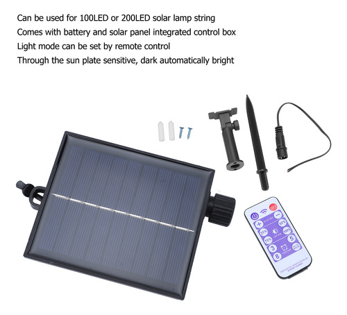 Panel De Control De Luz Solar Automático A Prueba De Agua