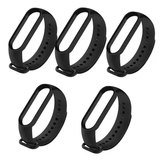 Kit Atacado 5 Pulseiras Para Xiaomi Mi Band 5/6/7 Premium