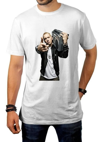Camisa Eminem Cantor Rap Radio Envio Imediato Algodão