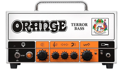 Cabeçote Orange Contra Baixo Valvulado Terror Bass Hyb 500h