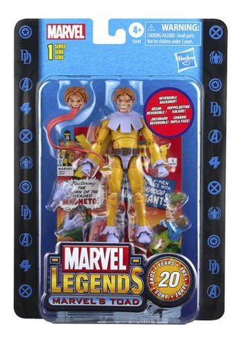 Boneco de ação Marvel's Toad Legends Hasbro Fun 4