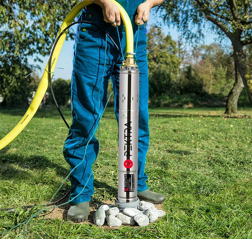 Imagen 3 de 4 de Bomba Agua Sumergible 30 Mts 1 Hp 220v Pektra Pozo Acero