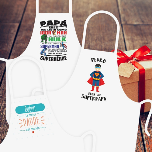 Mandiles Personalizados, Día Del Padre, Regalos Para Papá