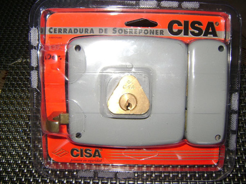Cerradura Cisa Sobreponer Cilindro Fijo Lado Derecho Nueva