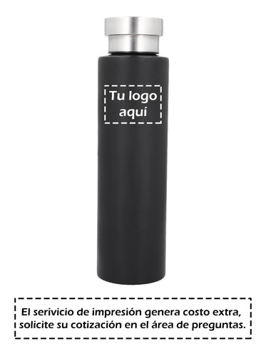 Imagen 5 de 10 de Termo De Tapa Enroscable Doble Pared Acero Inox 500 Ml