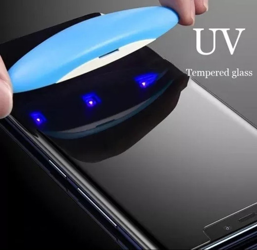 Mica De Vidrio Templado Uv Glue Para Samsung S8+ Plus