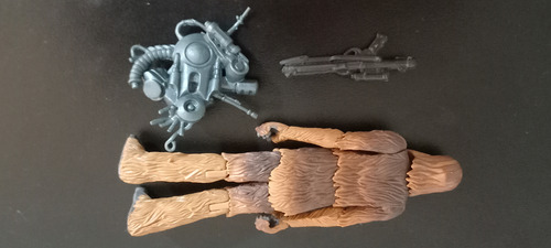 Muñeco Star Wars Chewbacca Hasbro Original Articulado Usado (Usado)