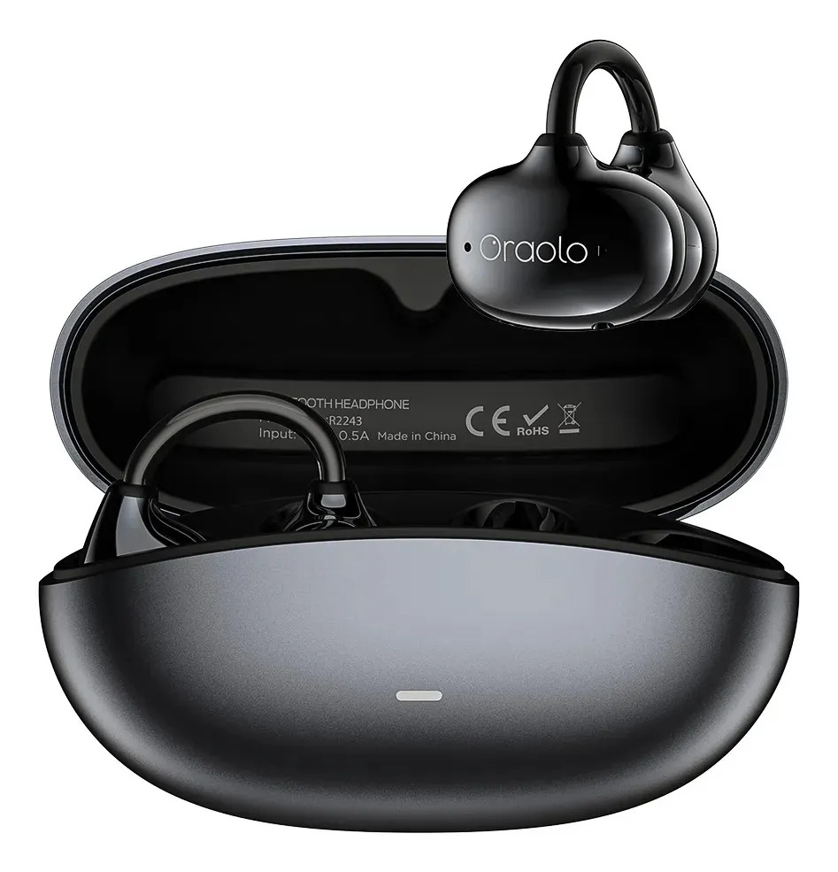 Fones De Ouvido Sem Fio Oraolo Oe08,Fone Tws Possuem ENC,20 Horas de Reprodução,À Prova D'água Ipx6,Microfone De Hd Integrado, Qualidade De Som HIFI,Fone Bluetooth Adequados Gamer, Correndo, Preto