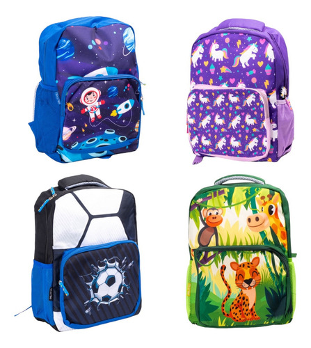 Mochila Escolares Primaria 1 - 2 Grado Calidad Premium Diseño De La Tela Fútbol