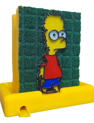 Porta Esponja Bart Simpson Cocina Decoracion Novedad 