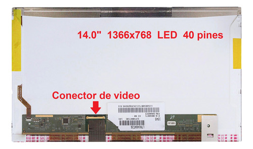 Pantalla 14.0 Led Emachines D440 N140bge-l13 N140bge-l21