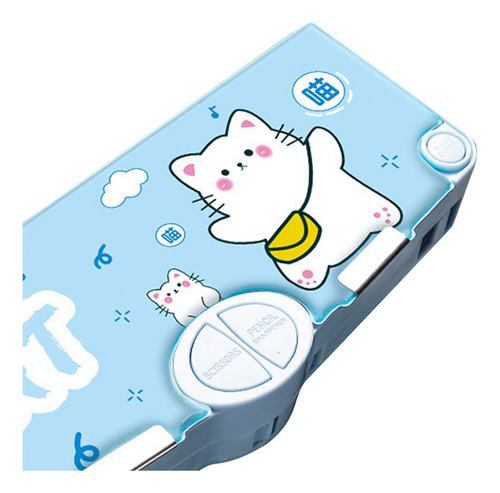 Pbf Z Caja De Lápices De Dibujos Animados, Caja De Gato