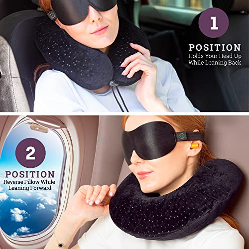 Almohada De Viaje De Espuma Viscoelástica Aviones Mejo...