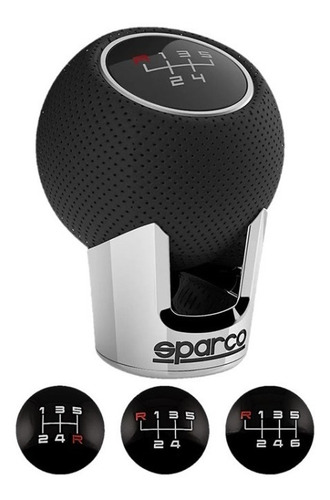 Pomo Perilla Bocha De Cambio Sparco Negro Cuotas - Maranello