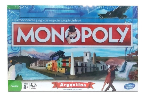 Imagen 1 de 4 de Juego de mesa Monopoly Argentina ToyCo 830