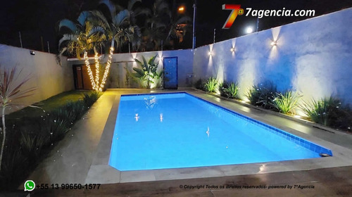 Imagem 27 de 30 de Ch01 Casa Terreno De 380m² Piscina 4 Quartos Edicula Portao Eletronico Churrasqueira