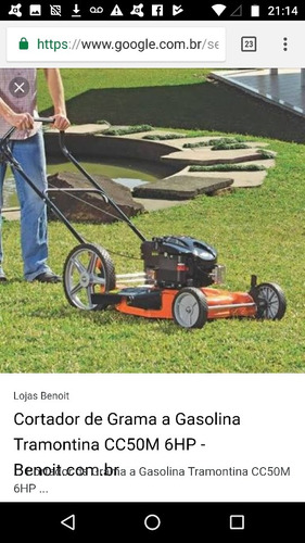 Cortador De Grama Tramontina Combustão Cc50m 